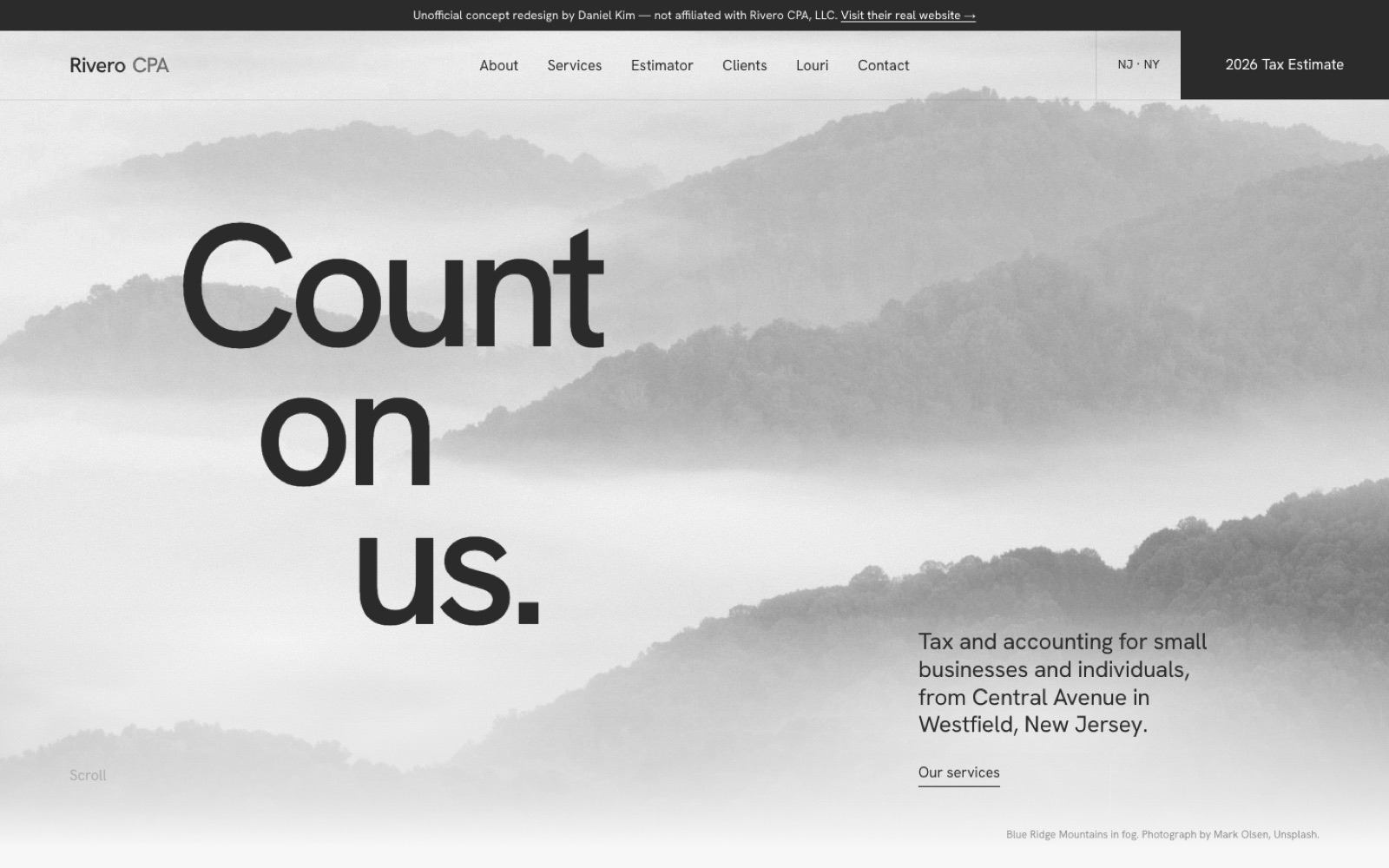 Rivero CPA home page