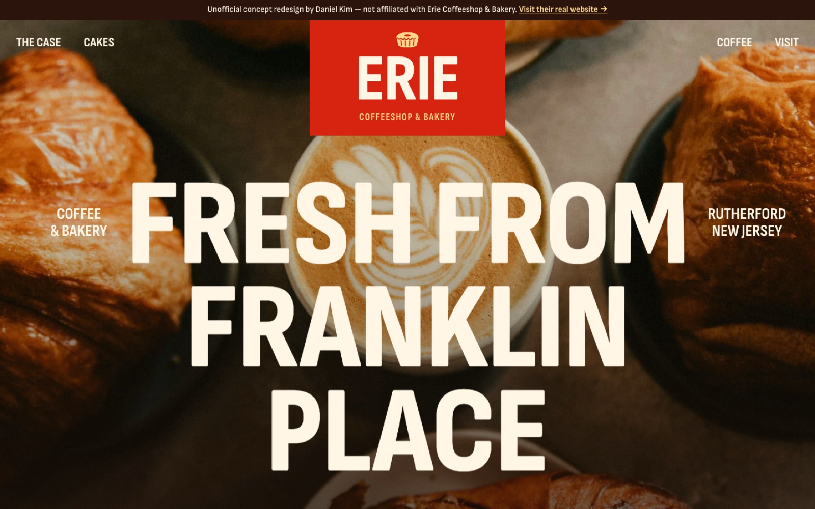 Erie Coffeeshop & Bakery home page